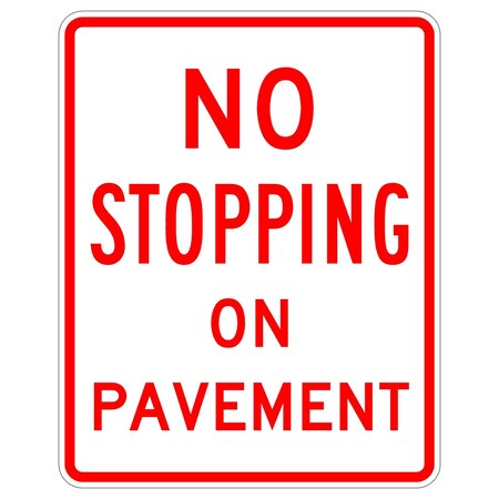 Sign Solutions Usa 24 in Height, 18 in Width, Aluminum, Vertical Rectangle DUS08HWT1824R8-5